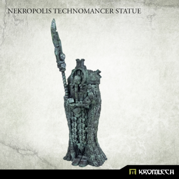 Kromlech Miniature Nekropolis Tecnomancer Statue (1)(*See Per Order Flat Rate Shipping)