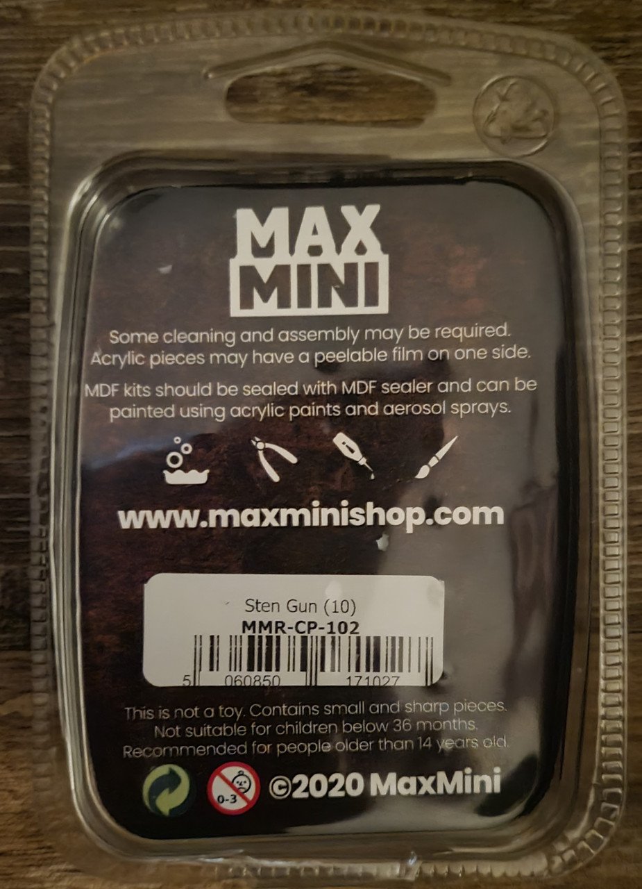 MaxMini Sten Gun (10) (*See Per Order Flat Rate Shipping)