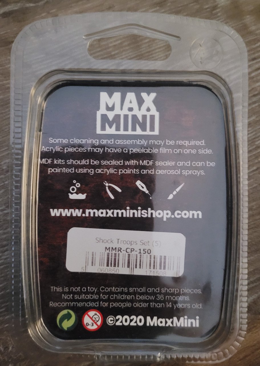 MaxMini Shock Troops Set (5) (*See Per Order Flat Rate Shipping)