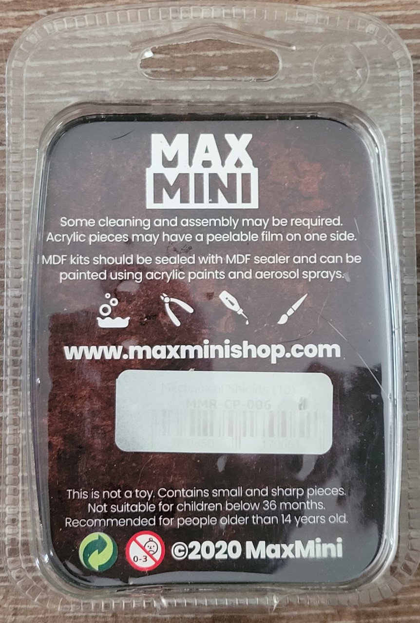 Max Mini Mechanical Shields (10) (*See Per Order Flat Rate Shipping)