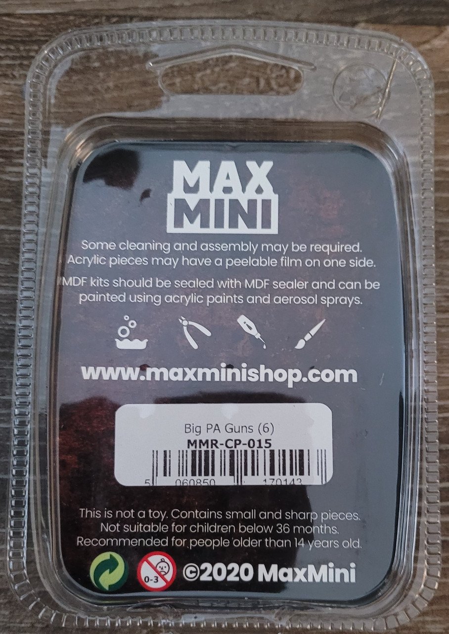 MaxMini Big PA Guns (6) (*See Per Order Flat Rate Shipping)z