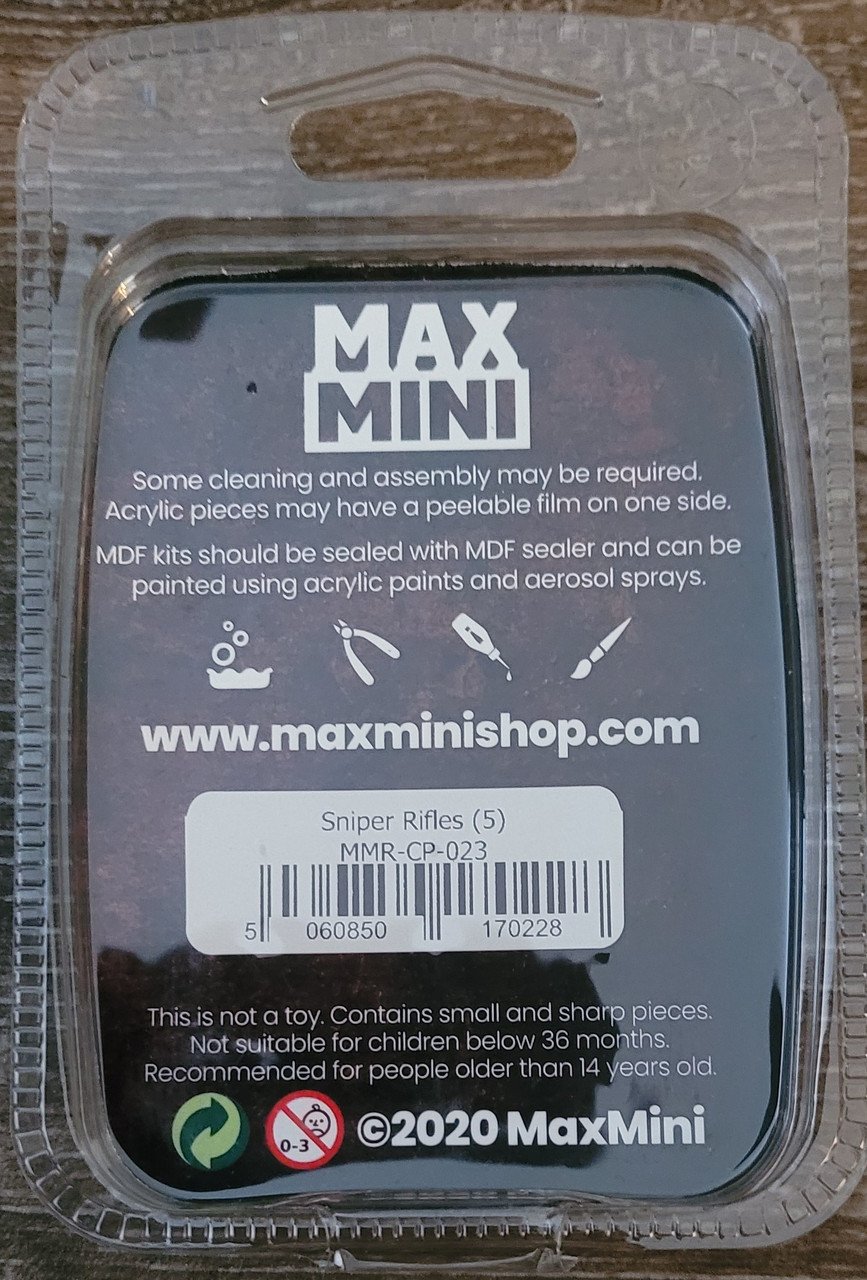 MaxMini Sniper Rifles (5) (*See Per Order Flat Rate Shipping)