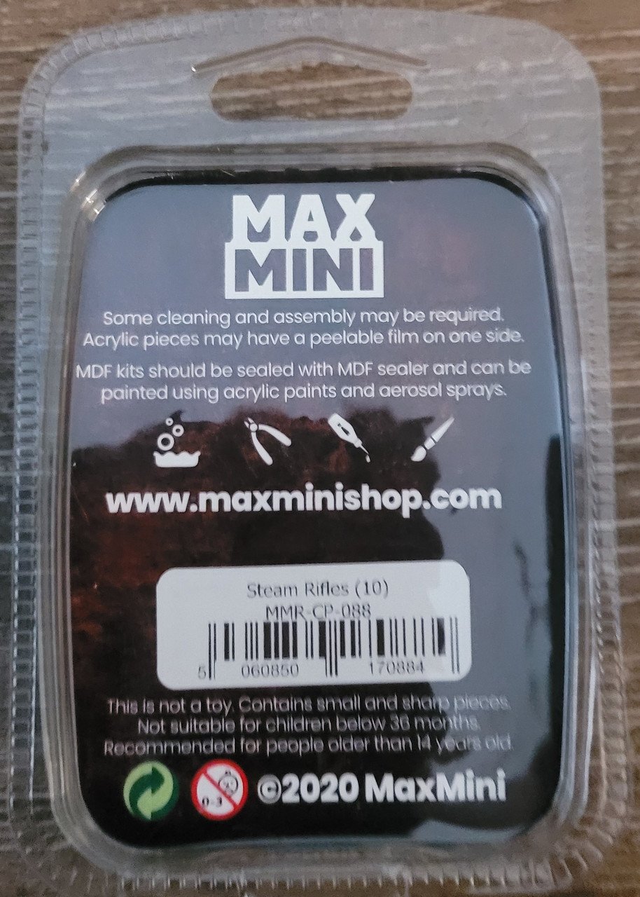 MaxMini Steam Rifles (10) (*See Per Order Flat Rate Shipping)