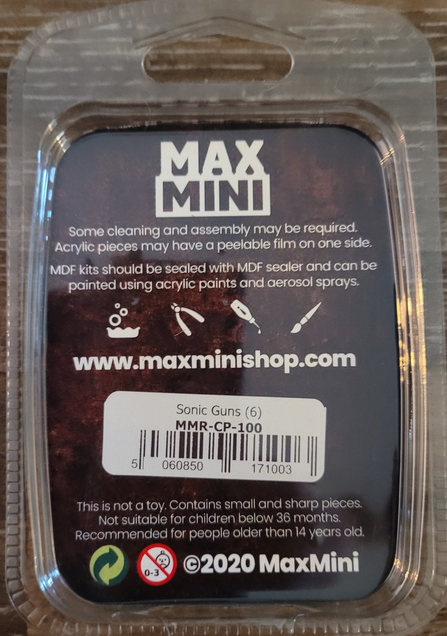 MaxMini Sonic Guns (6) (*See Per Order Flat Rate Shipping)
