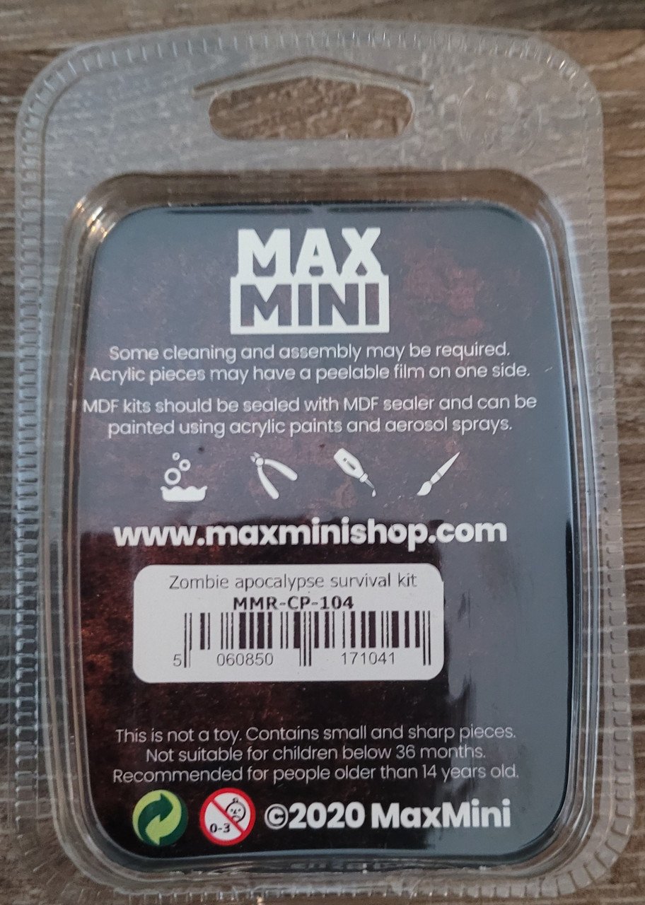 MaxMini Zombie Apocalypse Survival Kit (7pcs) (*See Per Order Flat Rate Shipping)