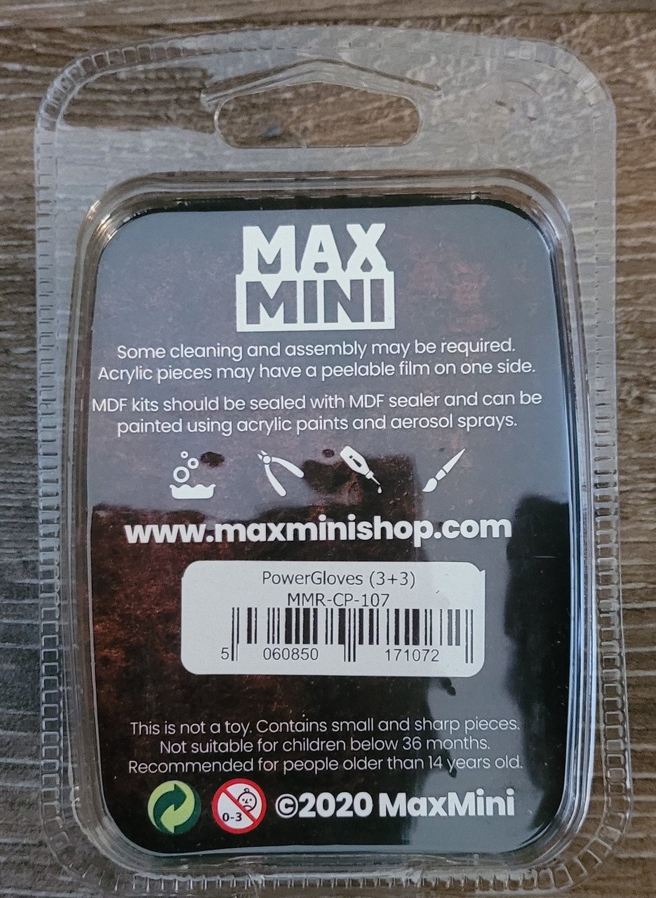 MaxMini PowerGloves (3+3) (*See Per Order Flat Rate Shipping)
