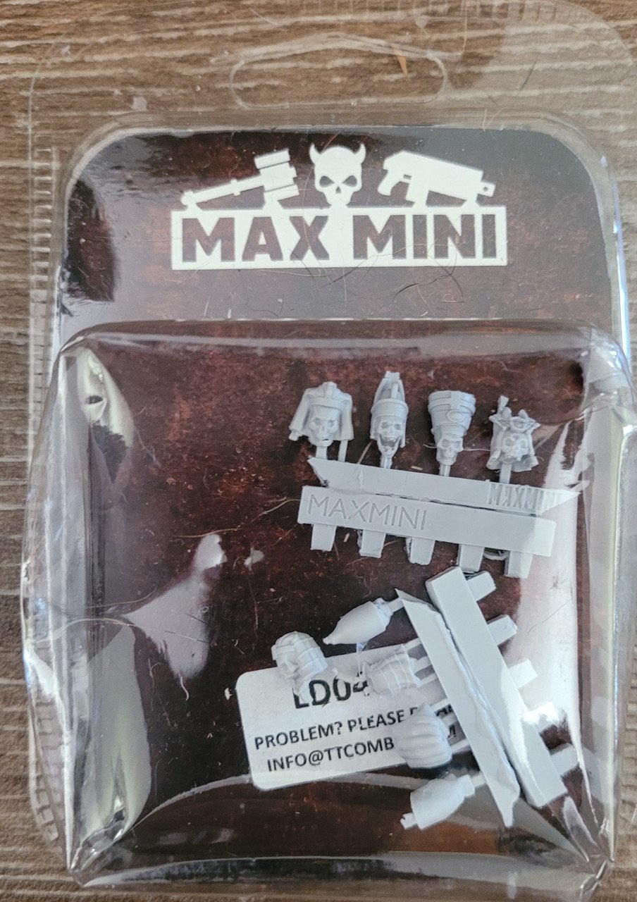 MaxMini Stygian Skulls (10) (*See Per Order Flat Rate Shipping)