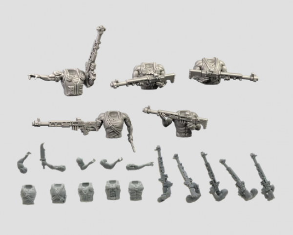 MaxMini Tanktop Torsos (5) (*See Per Order Flat Rate Shipping)