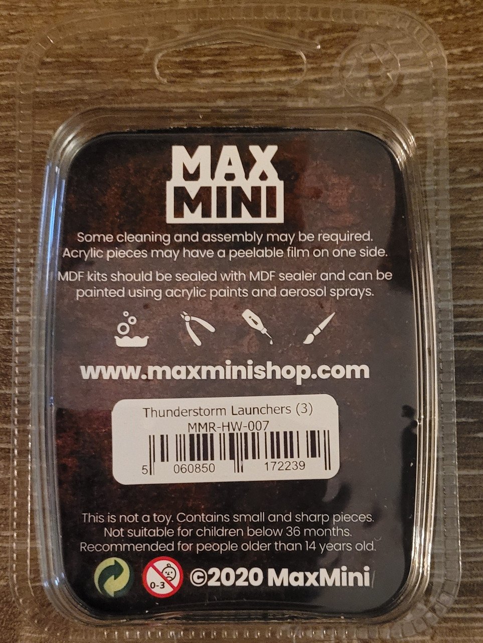 MaxMini Heavy Weapons Thunderstorm Launchers (3) (*See Per Order Flat Rate Shipping)