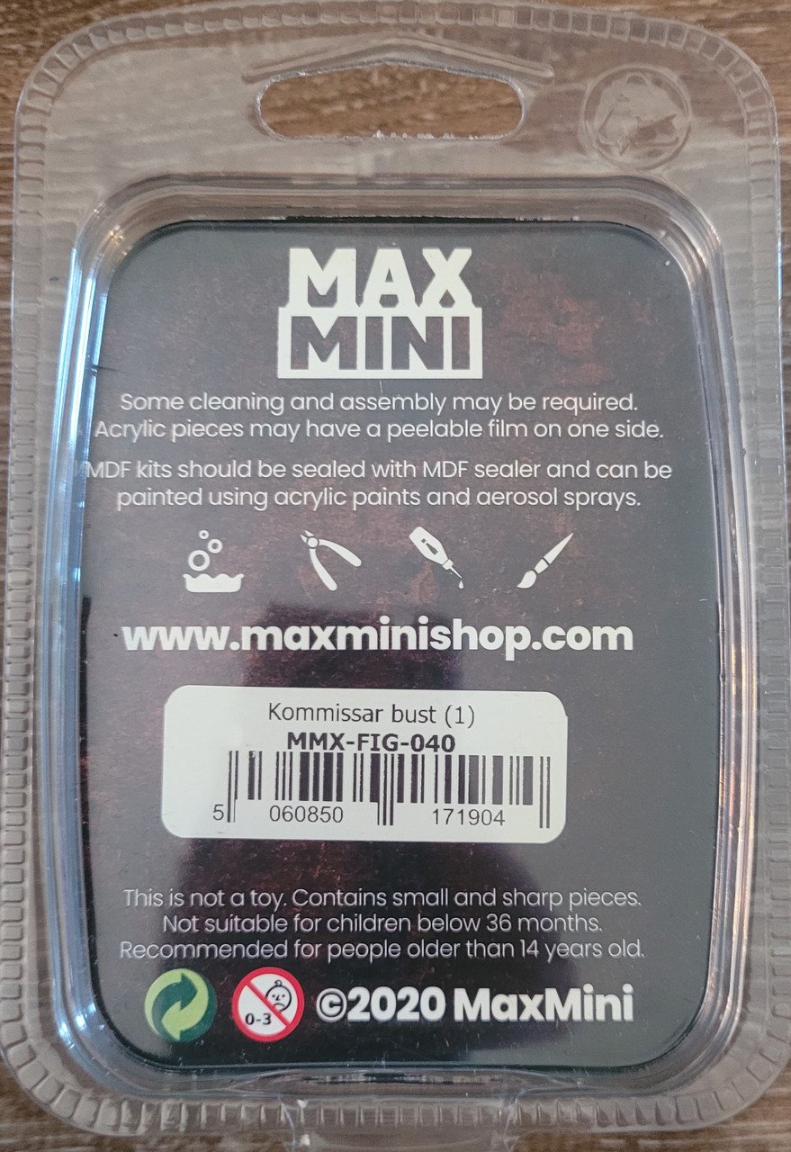 MaxMini Kommissar Bust (1) (*See Per Order Flat Rate Shipping)