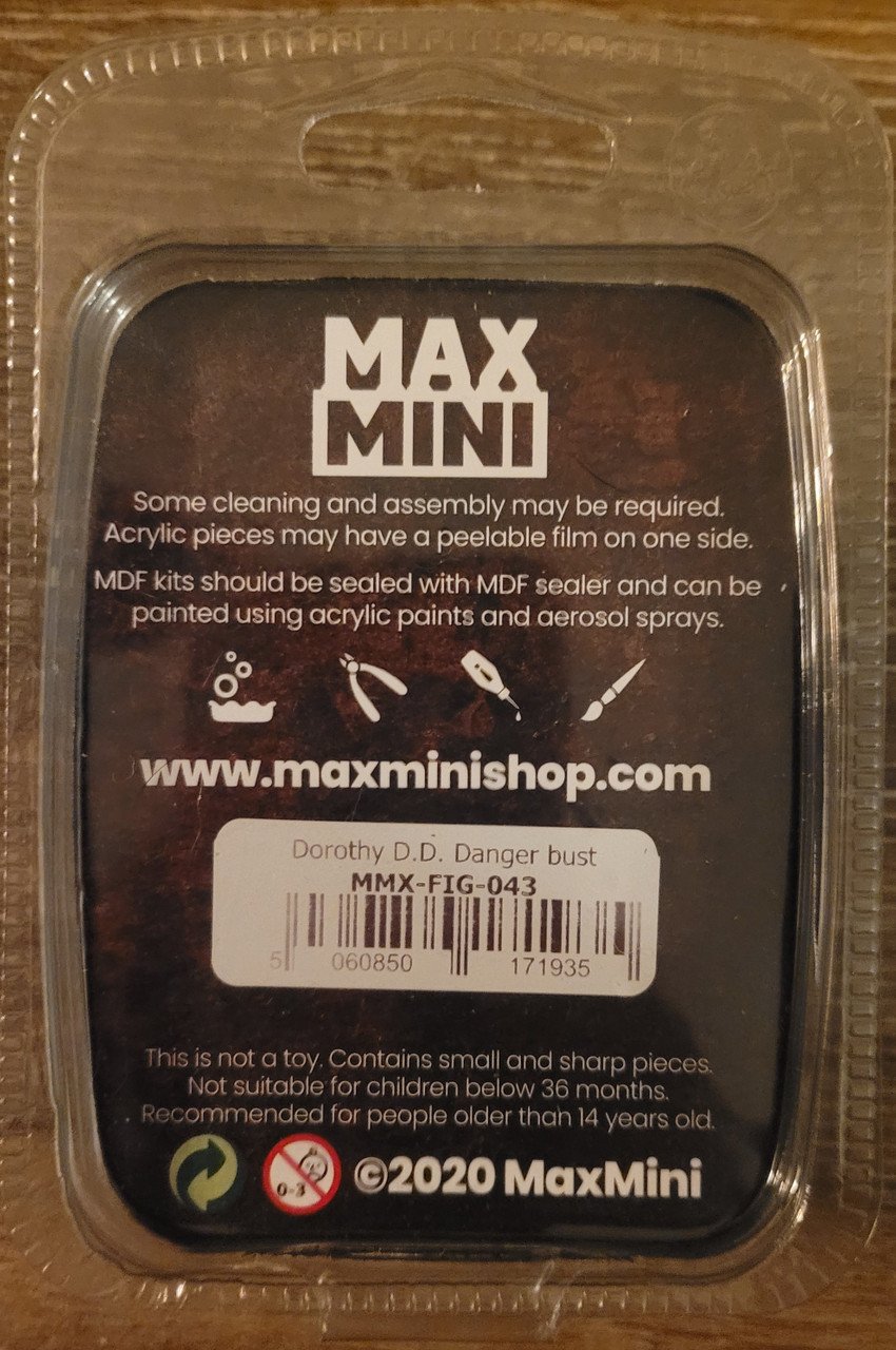 Max Mini Dorothy D.D. Danger Bust (1) (*See Per Order Flat Rate Shipping)