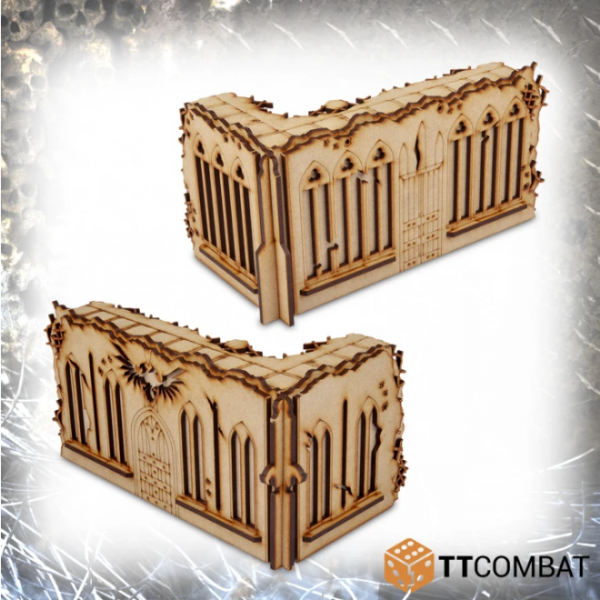 SCI-FI/Gothic Scenery Municipium Sector Small Corner Ruins (*See Per Order Flat Rate Shipping)