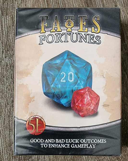 RPG Accessory Fates & Fortunes Deck (5E) (*See Per Order Flat Rate Shipping)