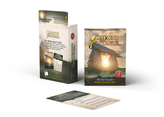 Objects of Intrgue Wilderlands (5E) (*See Per Order Flat Rate Shipping)