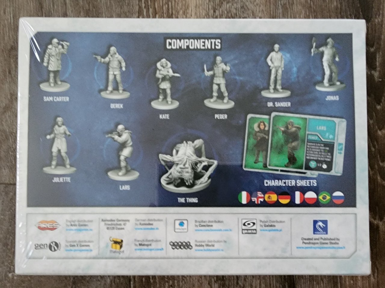 The Thing the Boardgame Norwegian Minitures Set (*See Per Order Flat Rate Shipping)