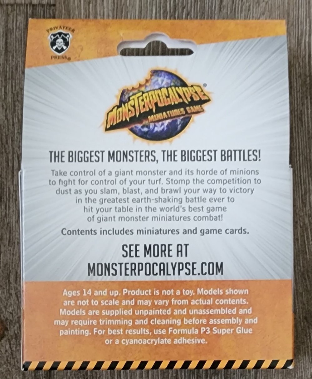 Monsterpocalypse Mini Game Hexchantress Void Maulers (*See Per Order Flat Rate Shipping)