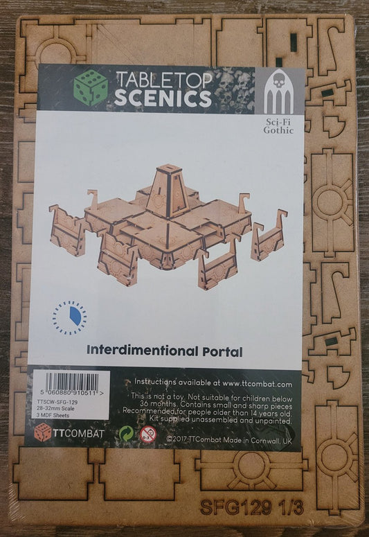 Sci-fi/Gothic Scenery Interdimensional Portal  (*See Per Order Flat Rate Shipping)