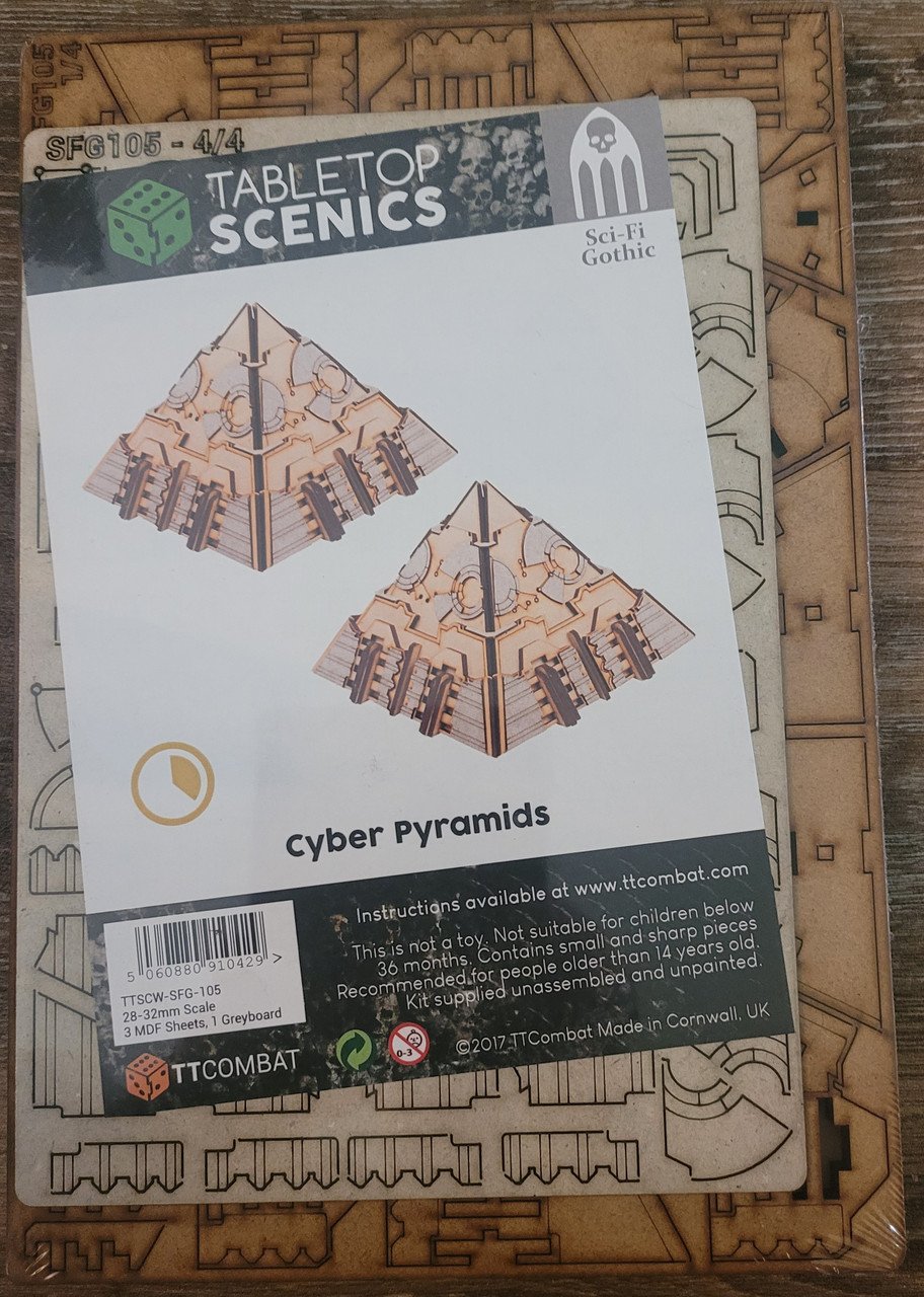 Sci-fi / Gothic Scenes Cyber Pyramid (*See Per Order Flat Rate Shipping)