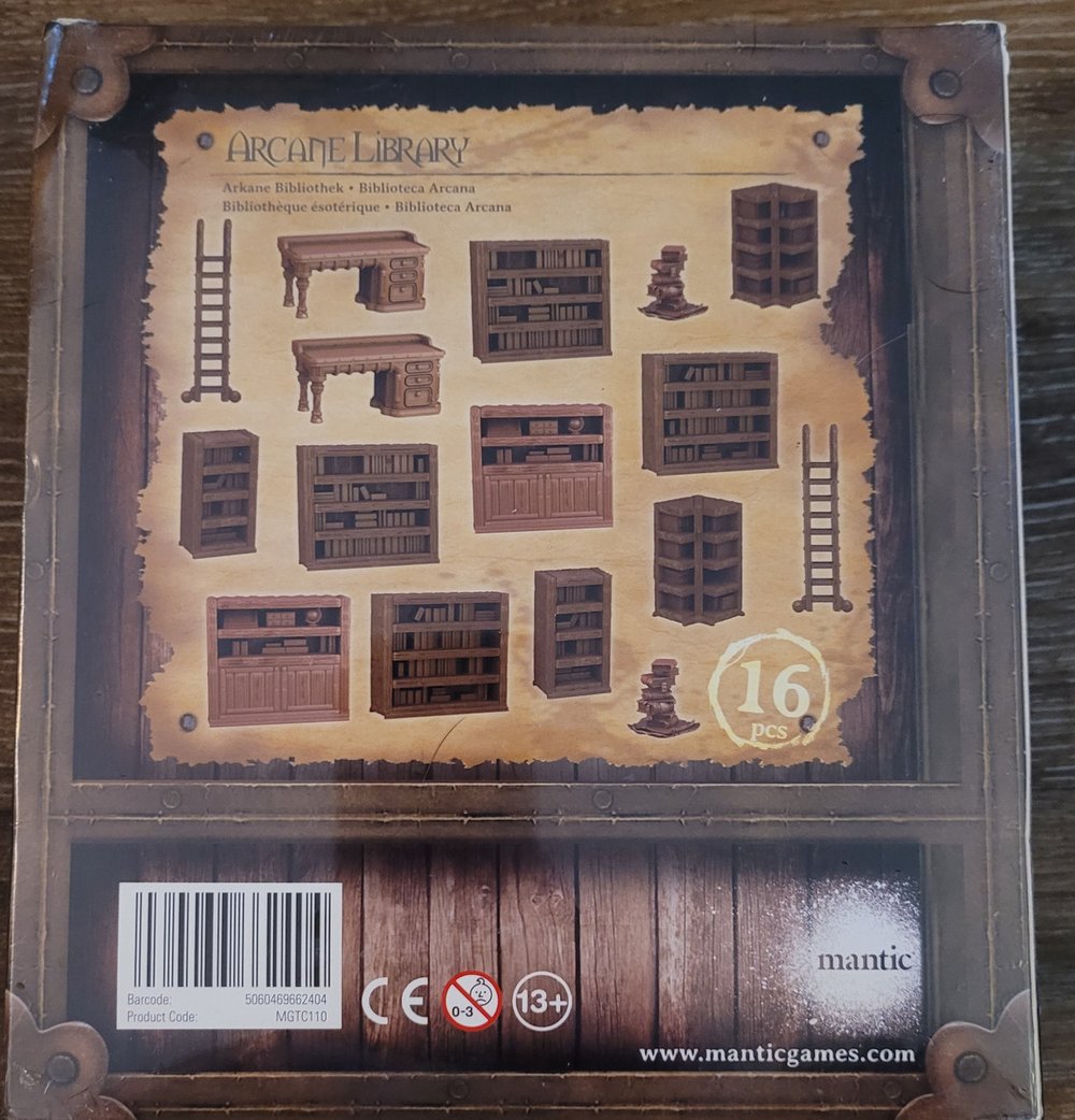 Terrain Crates Arcane Library Scenic (*See Per Order Flat Rate Shipping)