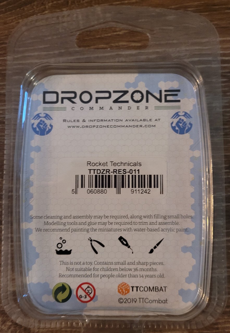 DropZone Commander Rocket Techncals (*See Per Order Flat Rate Shipping)