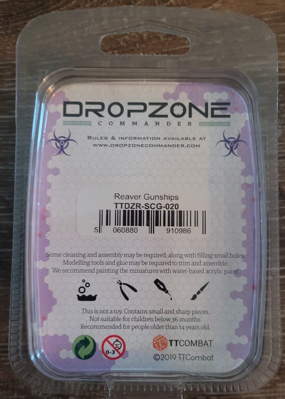 DropZone Commander Reaver Gunships (*See Per Order Flat Rate Shipping)