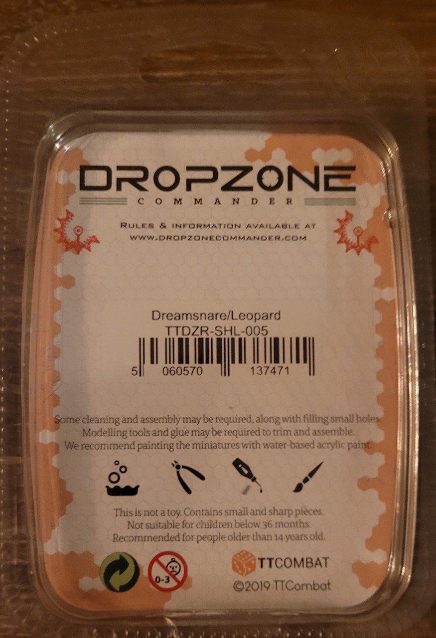 DropZone Commander Dreamsnare / Leopard Shieldstrider (*See Per Order Flat Rate Shipping)
