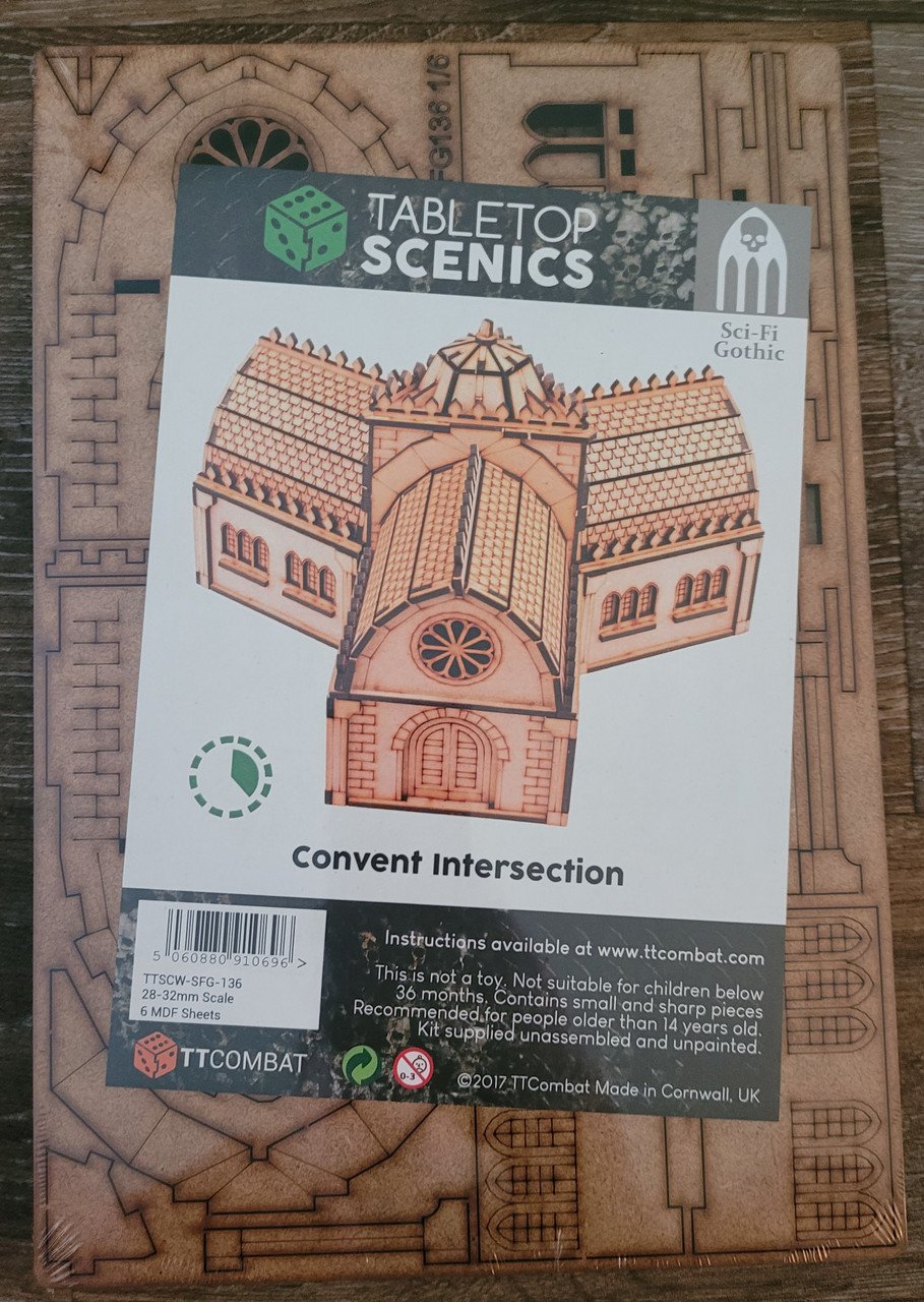 Sci-fi/Gothic Scenics Convent Intersection (*See Per Order Flat Rate Shipping)