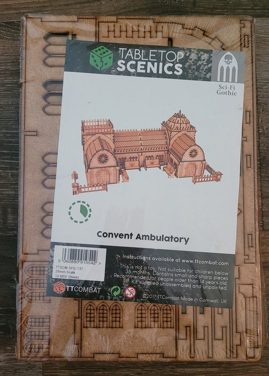 Sci-fi / Gothic Scenics Convent Ambulatory (*See Per Order Flat Rate Shipping)