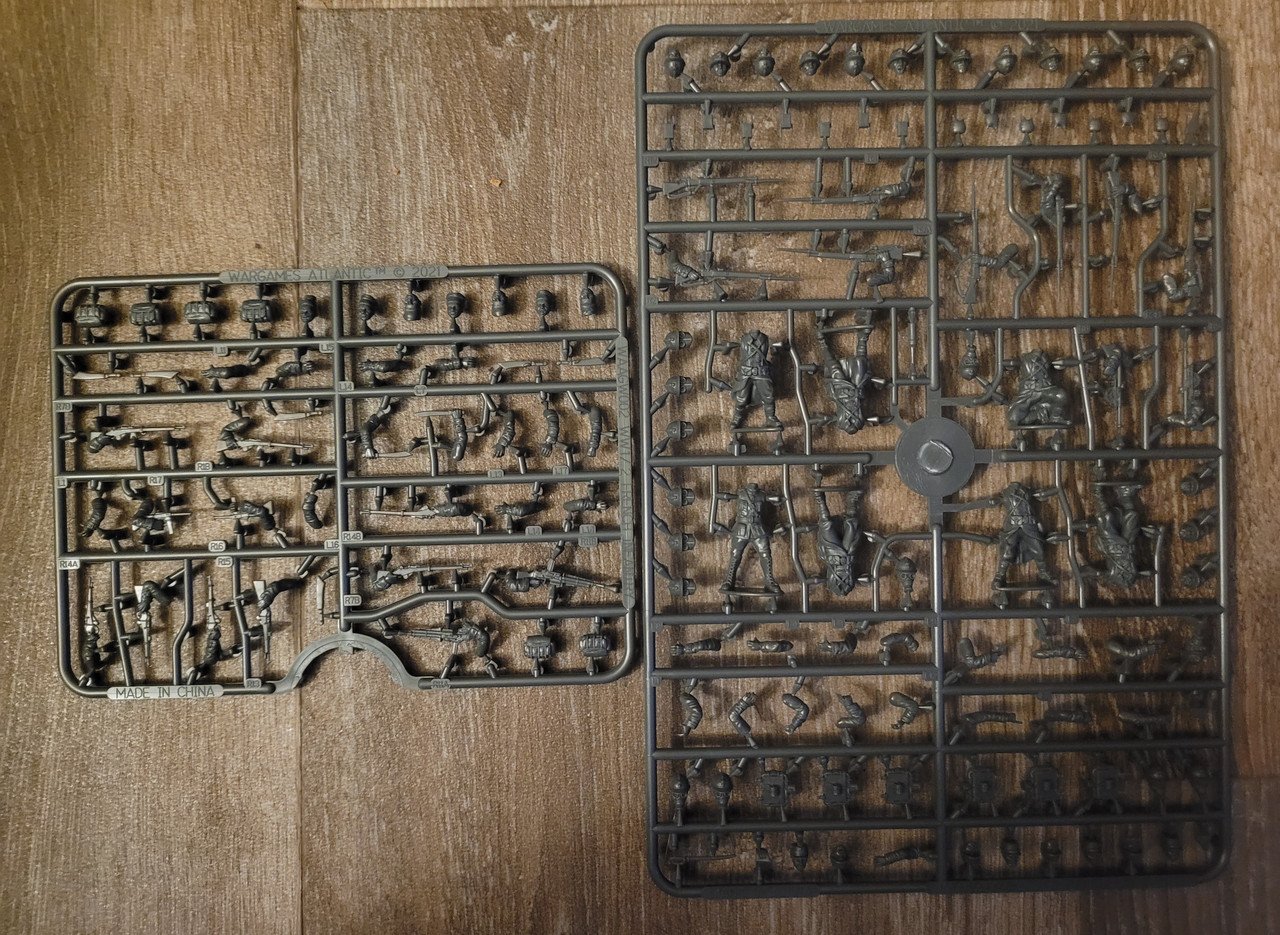 Great War French Infantry (1916-1940) 2 Spruces 7 Figures (*See Per Order Flat Rate Shipping)