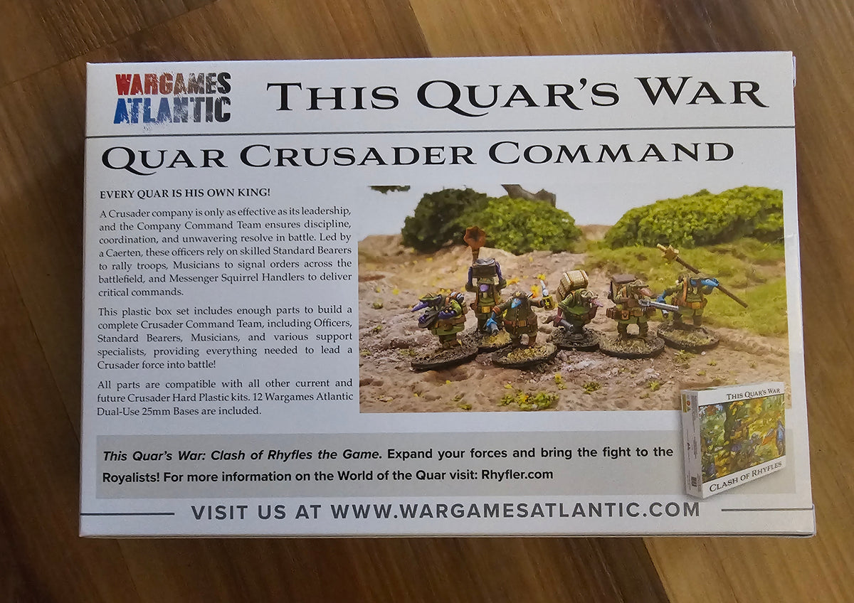 Wargames Atlantic Quar Crusader Command (*See Per Order Flat Rate Shipping)
