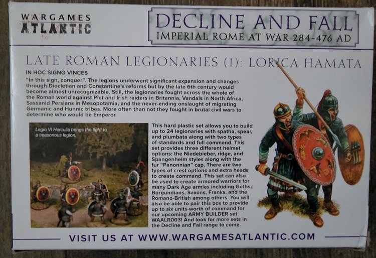 Wargames Atlantic Late Roman Legionaries Lorica Hamata (*See Per Order Flat Rate Shipping)