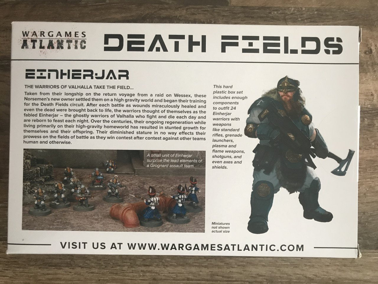 Wargames Atlantic Death Fields Einherjar Dwarves box (*See Per Order Flat Rate Shipping)