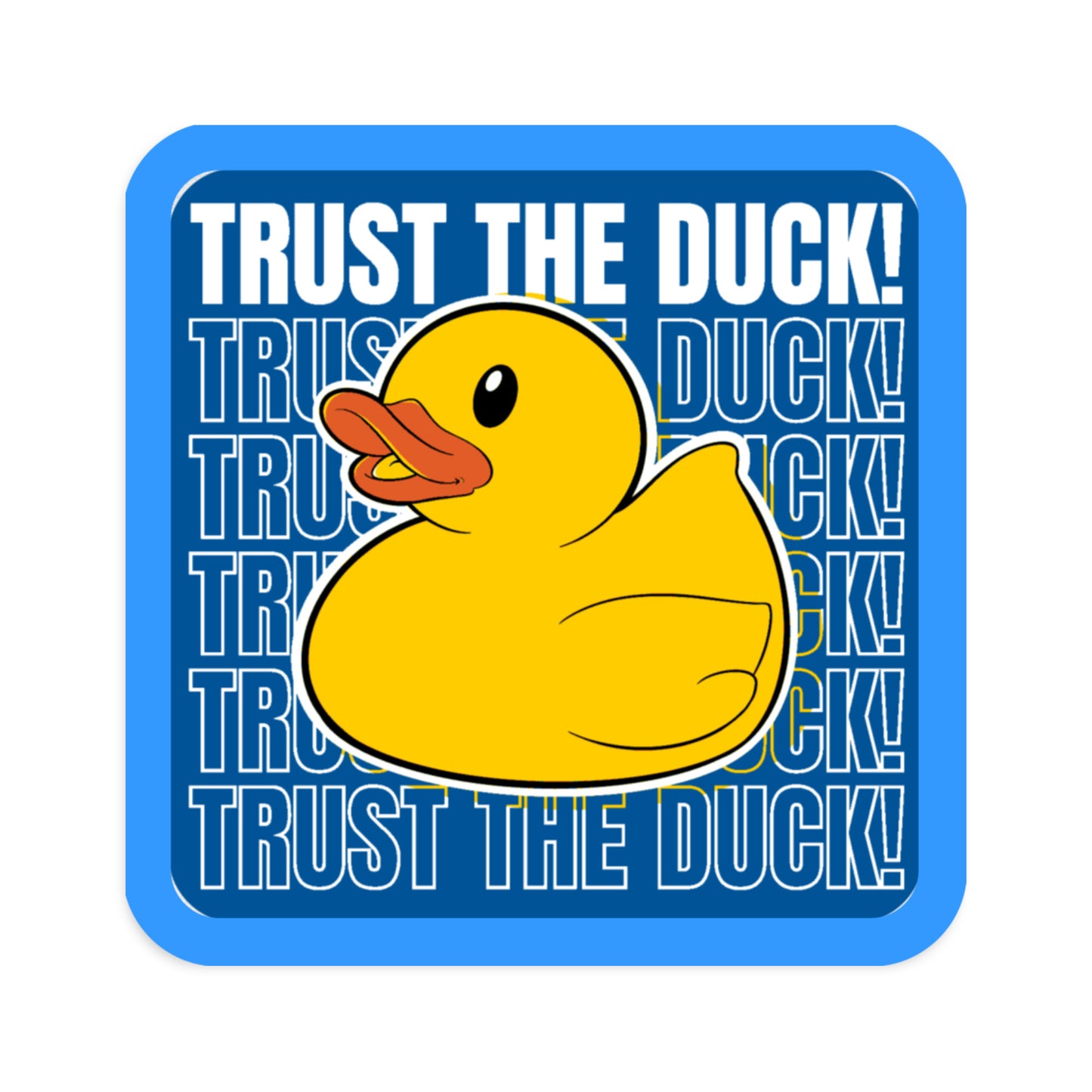 Trust the Duck! Embroidered patches