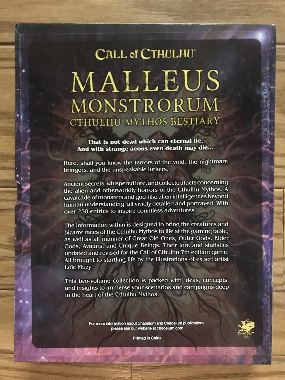 Call Of Cthulhu: Malleus Monstrorum - Cthulhu Mythos Bestiary (*See Per Order Flat Rate Shipping)