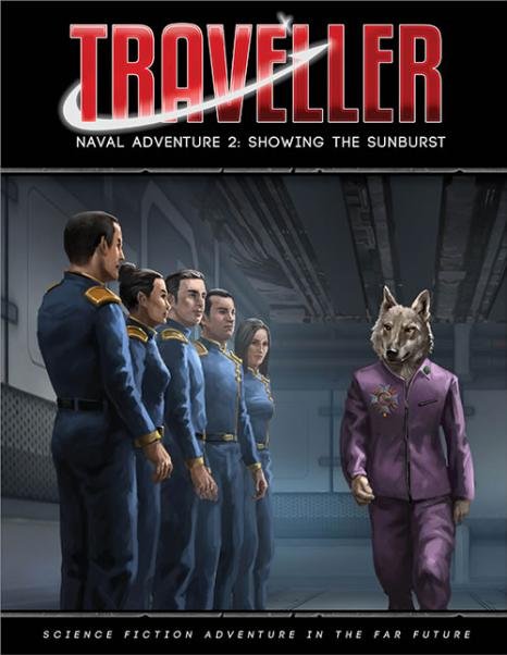 Traveller RPG Naval Adventure 2 Showing the Sunburst (*See Per Order Flat Rate Shipping)