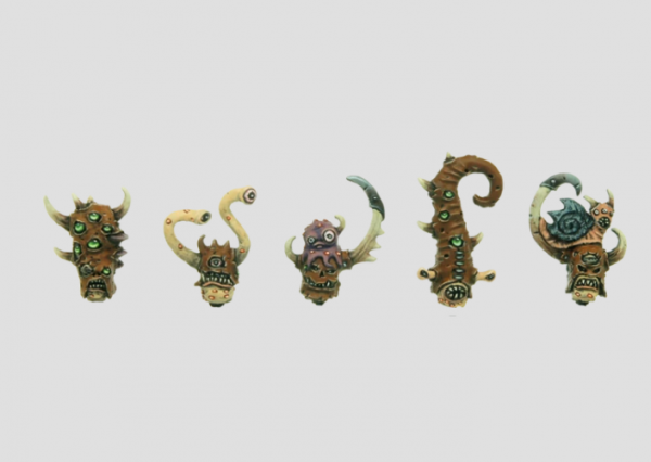 MaxMini Plague Champion Champion Heads (10) (*See Per Order Flat Rate Shipping)