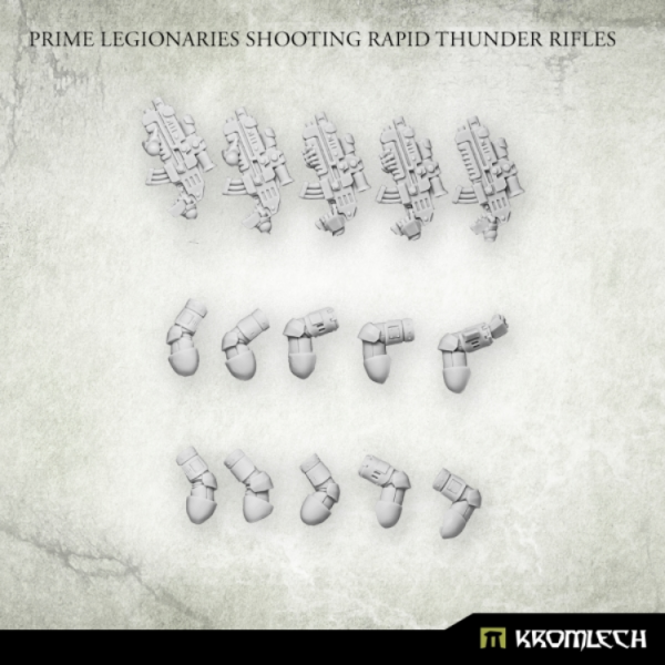 Conversion Bits Prime Legionaries Shooting Rapid Thunder Rifles (5)(*See Per Order Flat Rate Shipping)