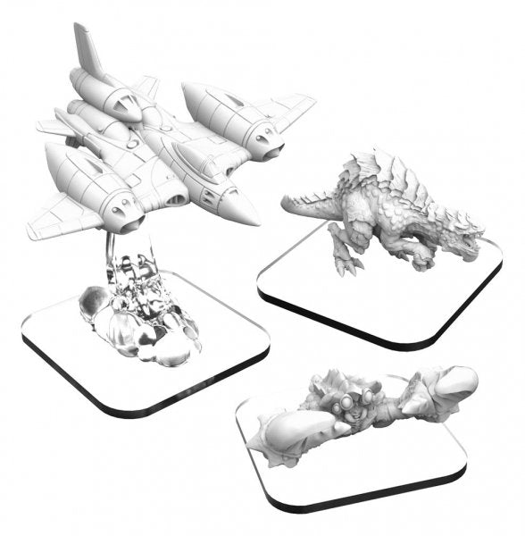 Monsterpocalypse Mini Game Raptix - Strike Fighter - Steel Shell Crab (*See Per Order Flat Rate Shipping)