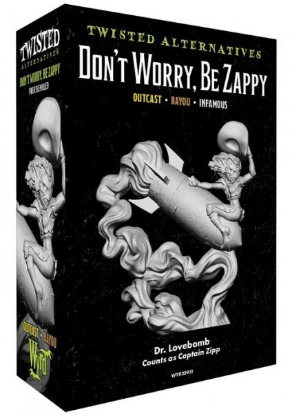 Malifaux (M3E) Twisted Dont' Worry, Be Zappy (*See Per Order Flat Rate Shipping)