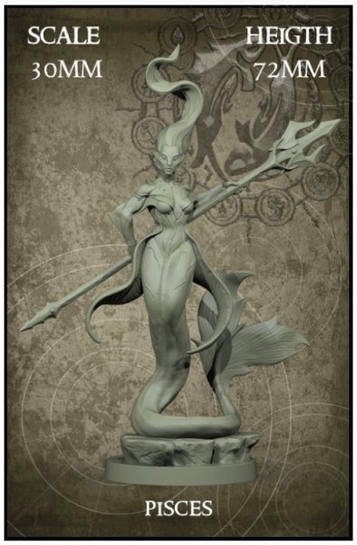 Yedharo Model Kit Pisces (30mm Scale) (*See Per Order Flat Rate Shipping)
