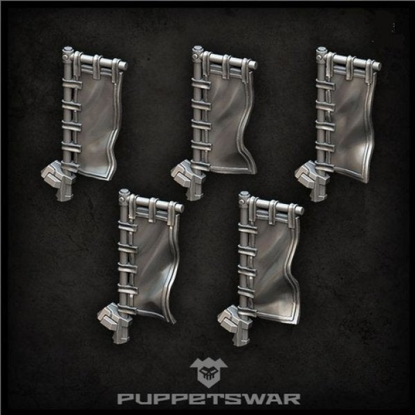 Puppetswar (Accessory) Bushi Banners (5) (*See Per Order Flat Rate Shipping)