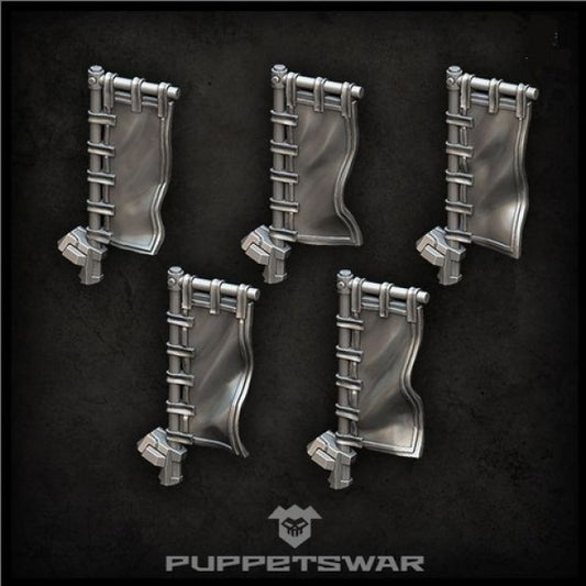Puppetswar (Accessory) Bushi Banners (5) (*See Per Order Flat Rate Shipping)