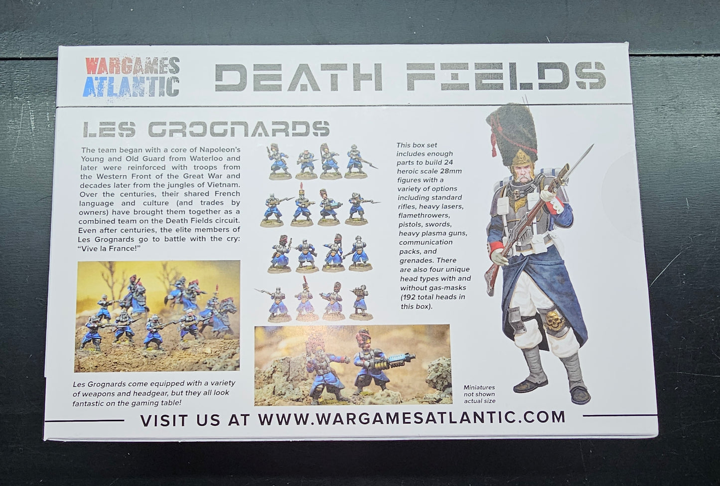 Wargames Atlantic Death Fields Les Grognards (*See Per Order Flat Rate Shipping)