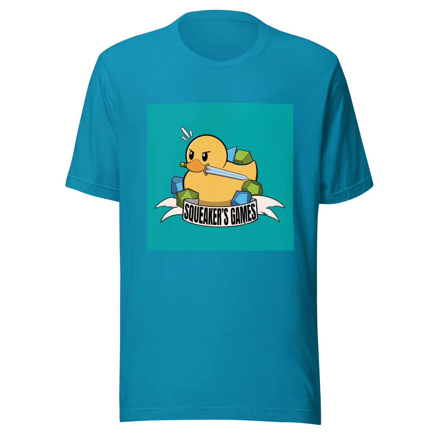Squeakers games logo Unisex t-shirt