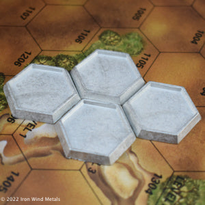 Battletech 20-800 Hex Bases (4) (*See Per Order Flat Rate Shipping)