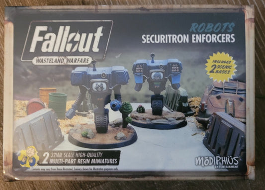 Fallout RPG Wasteland Warfare - Robots Securitron Enforcers (*See Per Order Flat Rate Shipping)