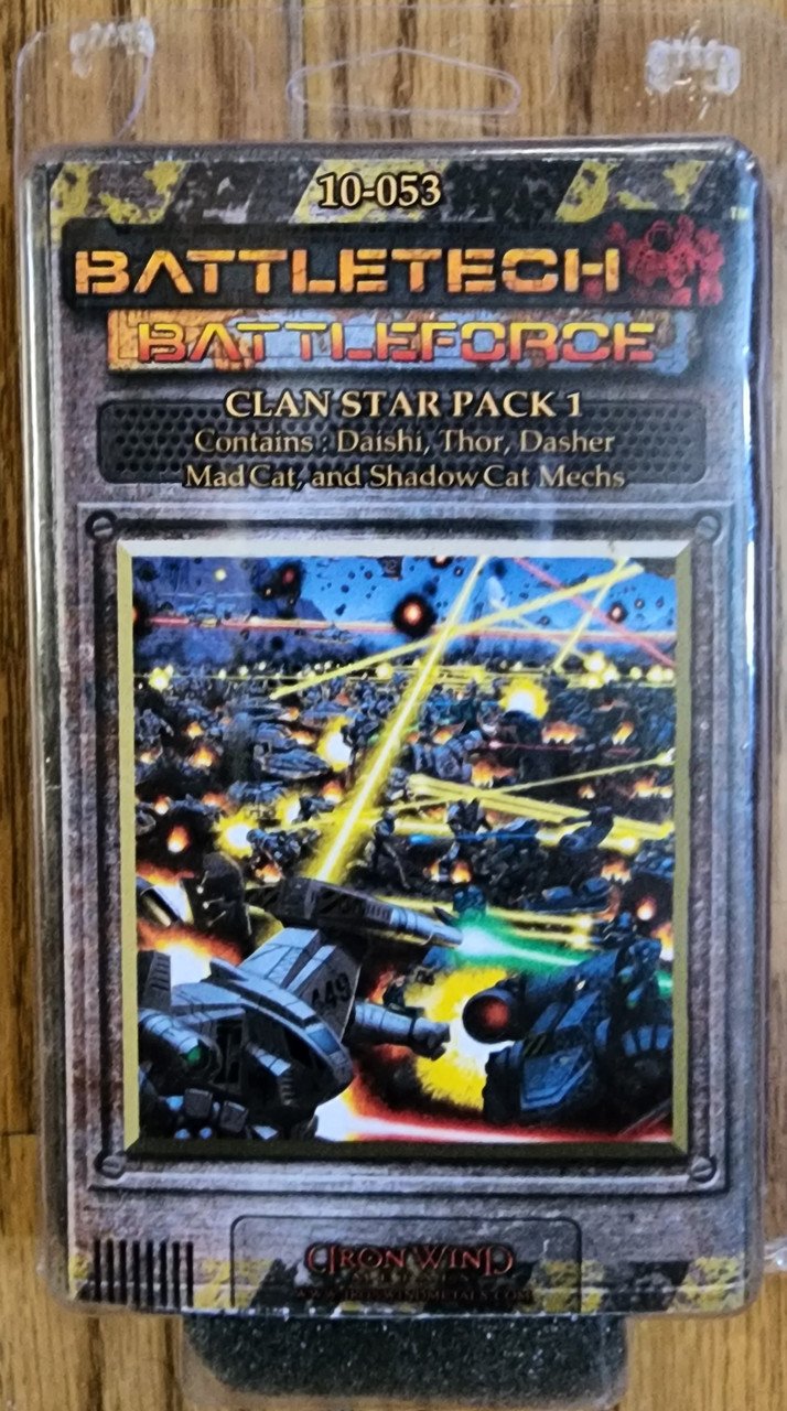 BattleForce Scale 10-053 Clan Star Pack 1 (5)(*See Per Order Flat Rate Shipping)