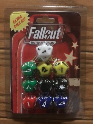 Fallout: Wasteland Warfare - Dice Extra Set (*See Per Order Flat Rate Shipping)