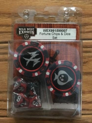 Wild West Exodus: Fortune Chips & Dice Set (*See Per Order Flat Rate Shipping)