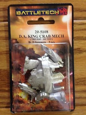 BattleTech 20-5108 D. A. King Crab Mech (*See per Order Flat Rate Shipping)